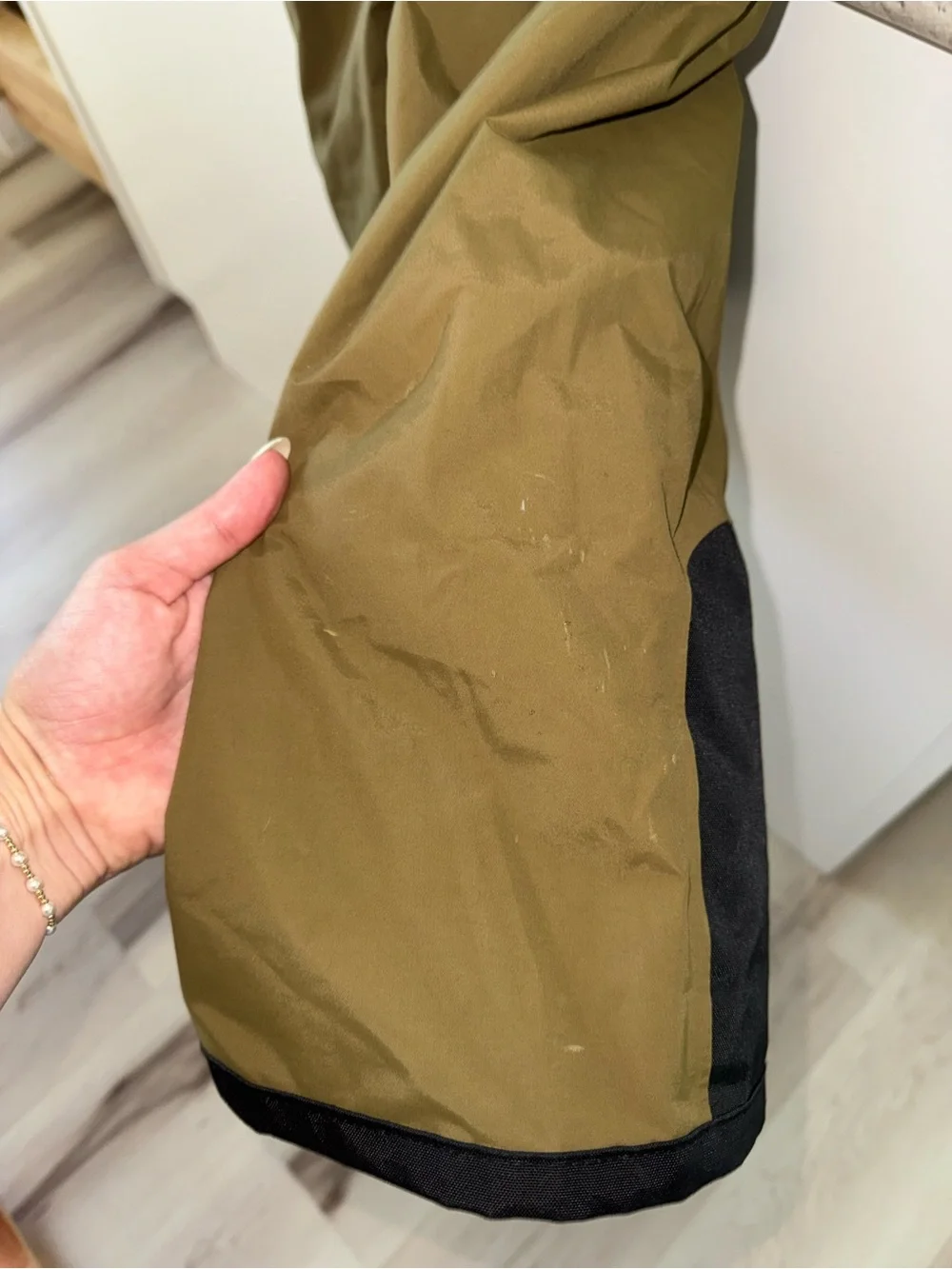 Men's Military Olive North Face Snow Pant